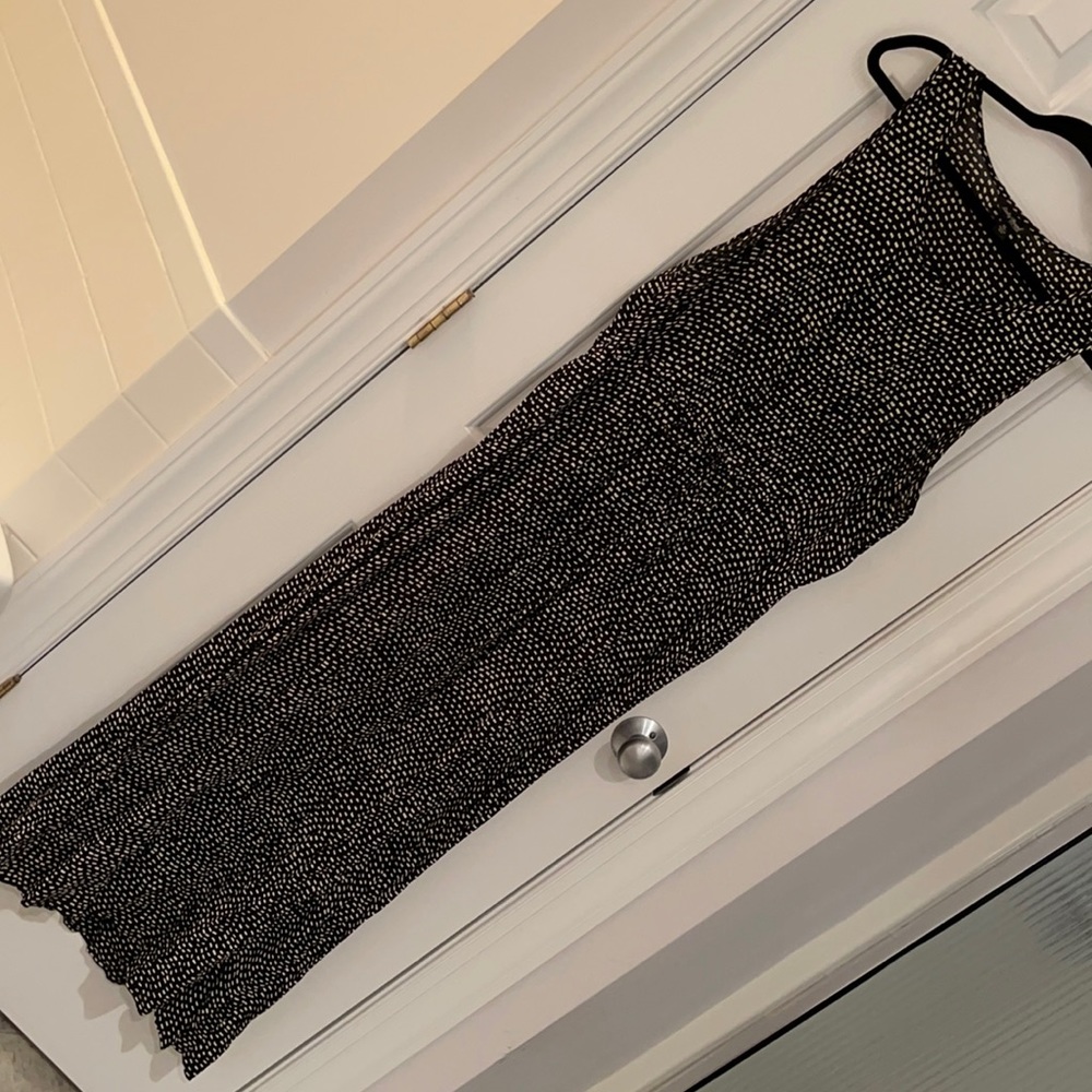 Maxi dress with short lining